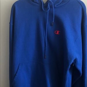 royal blue champion hoodie